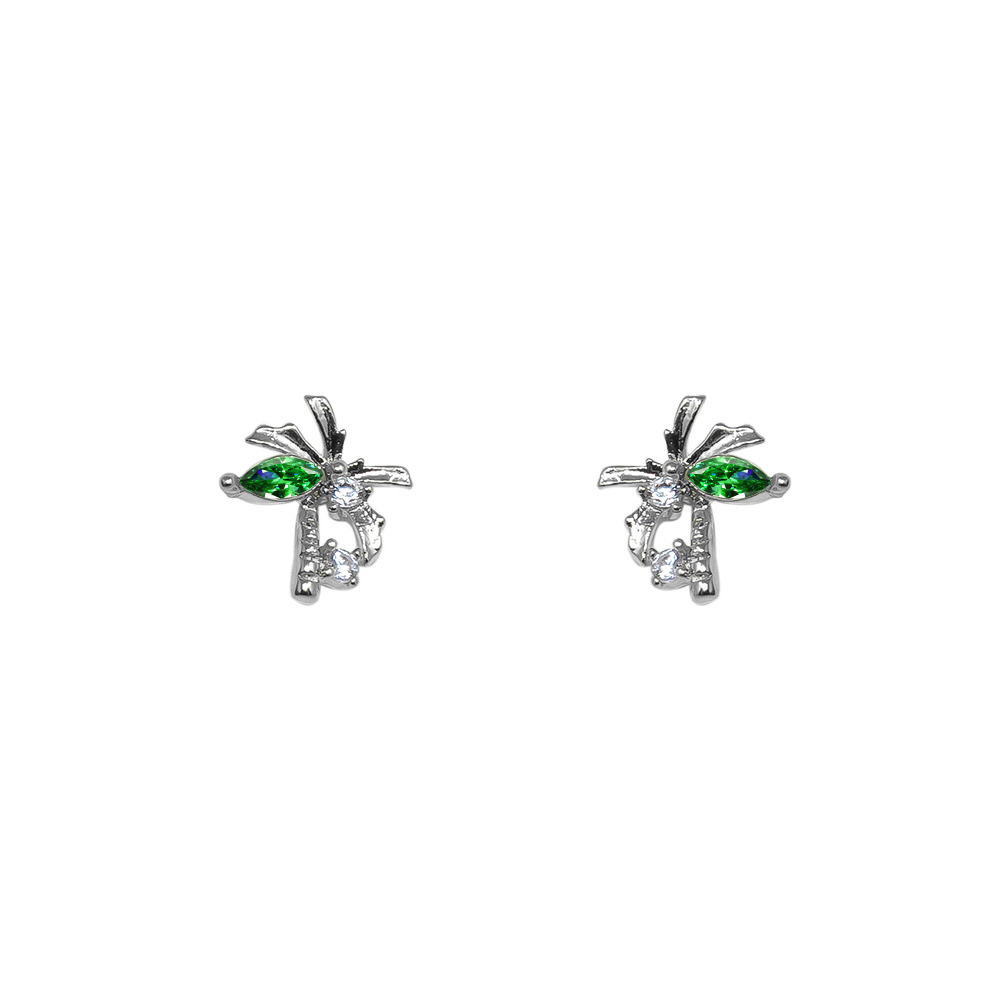 Coconut Tree Plated Earring