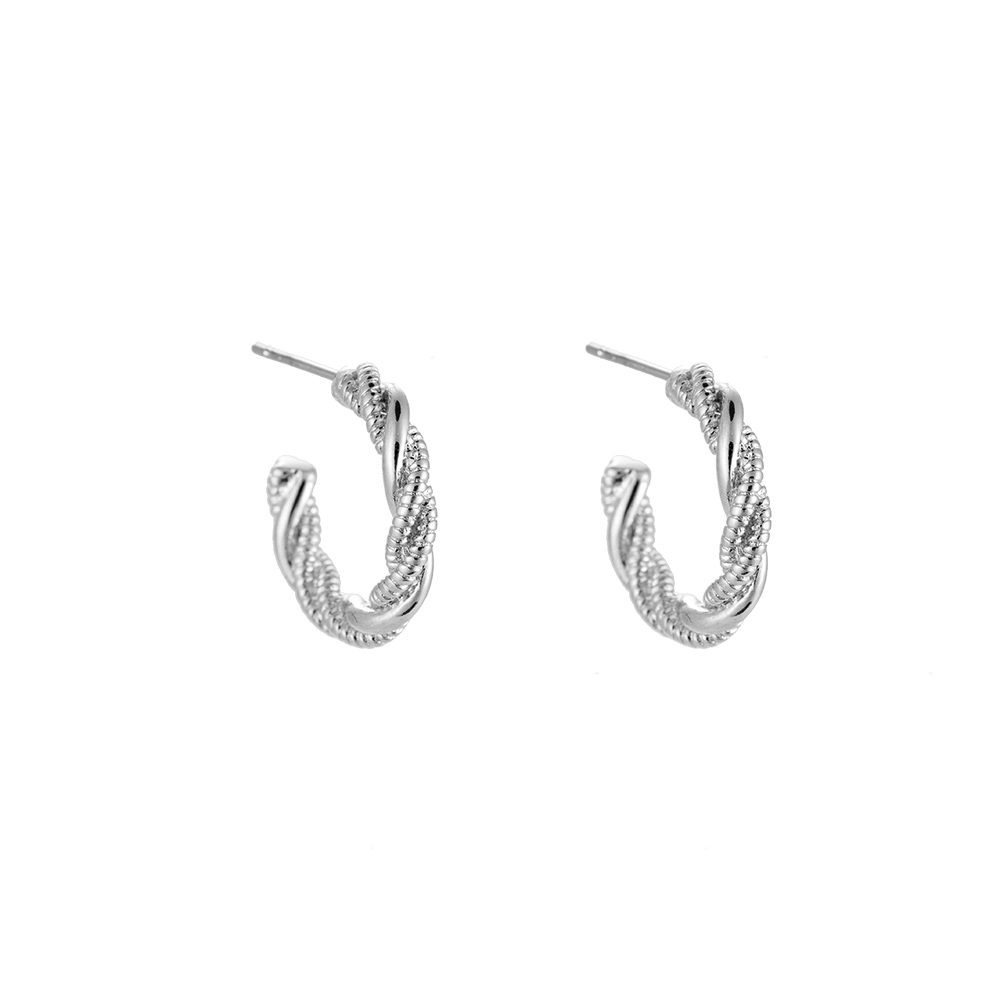  1.5cm twist  Plated Earring
