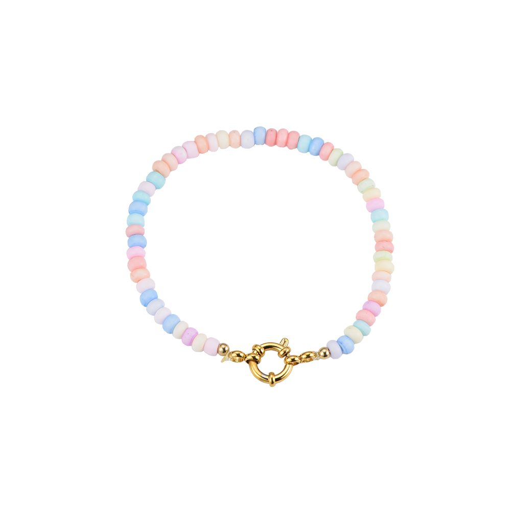 Fine Color Beads Bracelet