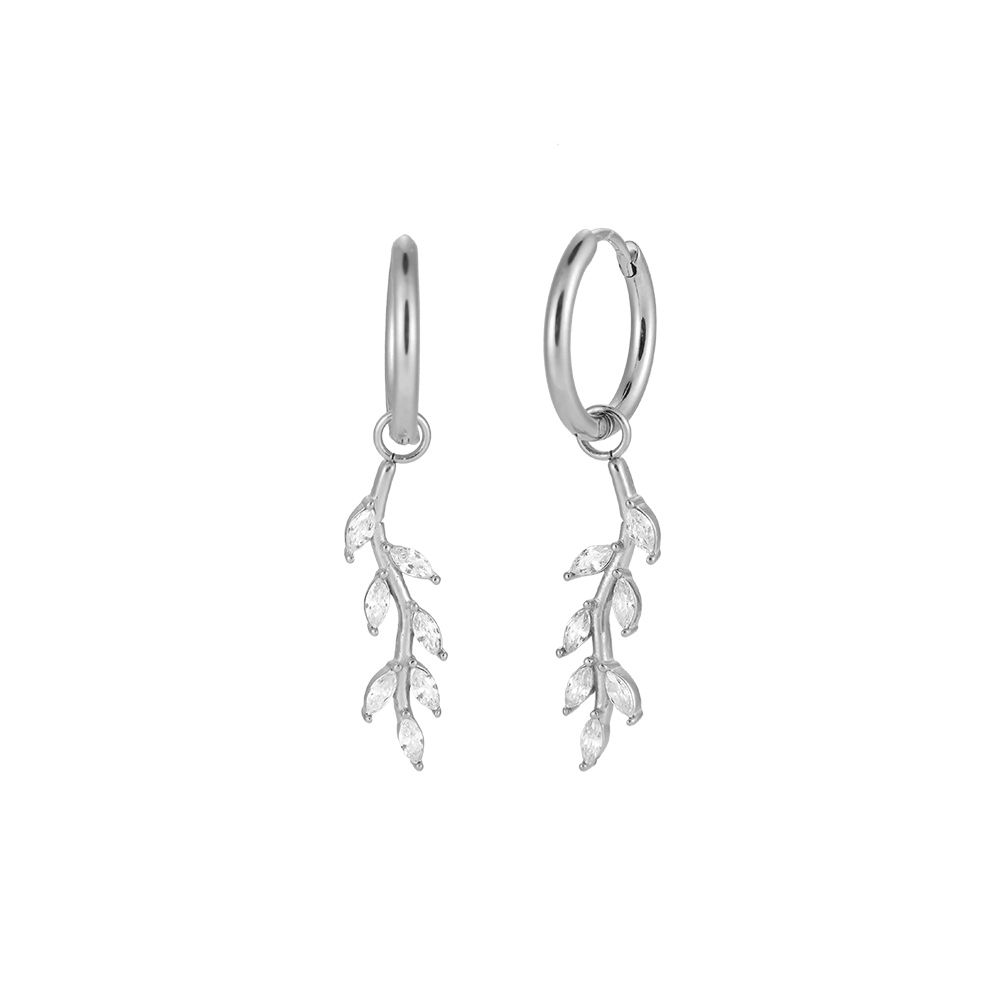 Crystal Trunk Stainless Steel Earrings