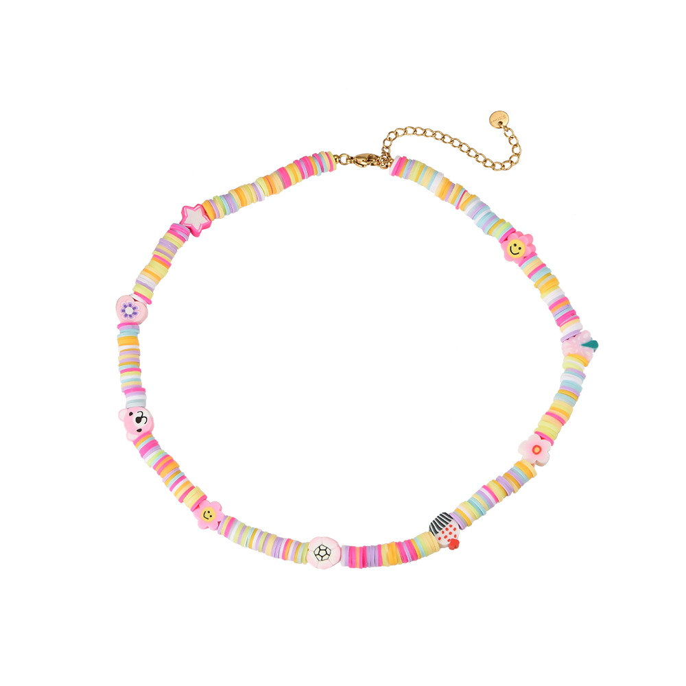 Pink Bear Beads Kette