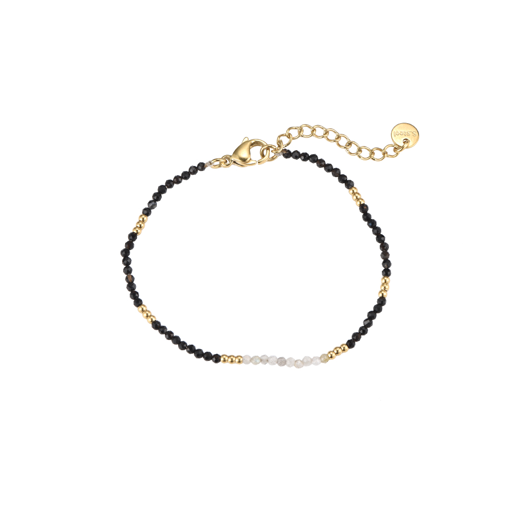 Black Beads Bracelet