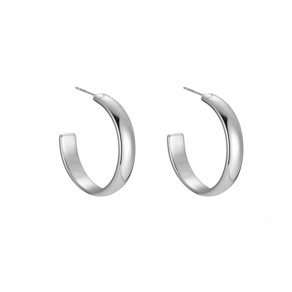 Smoothy Stainless Steel Earring