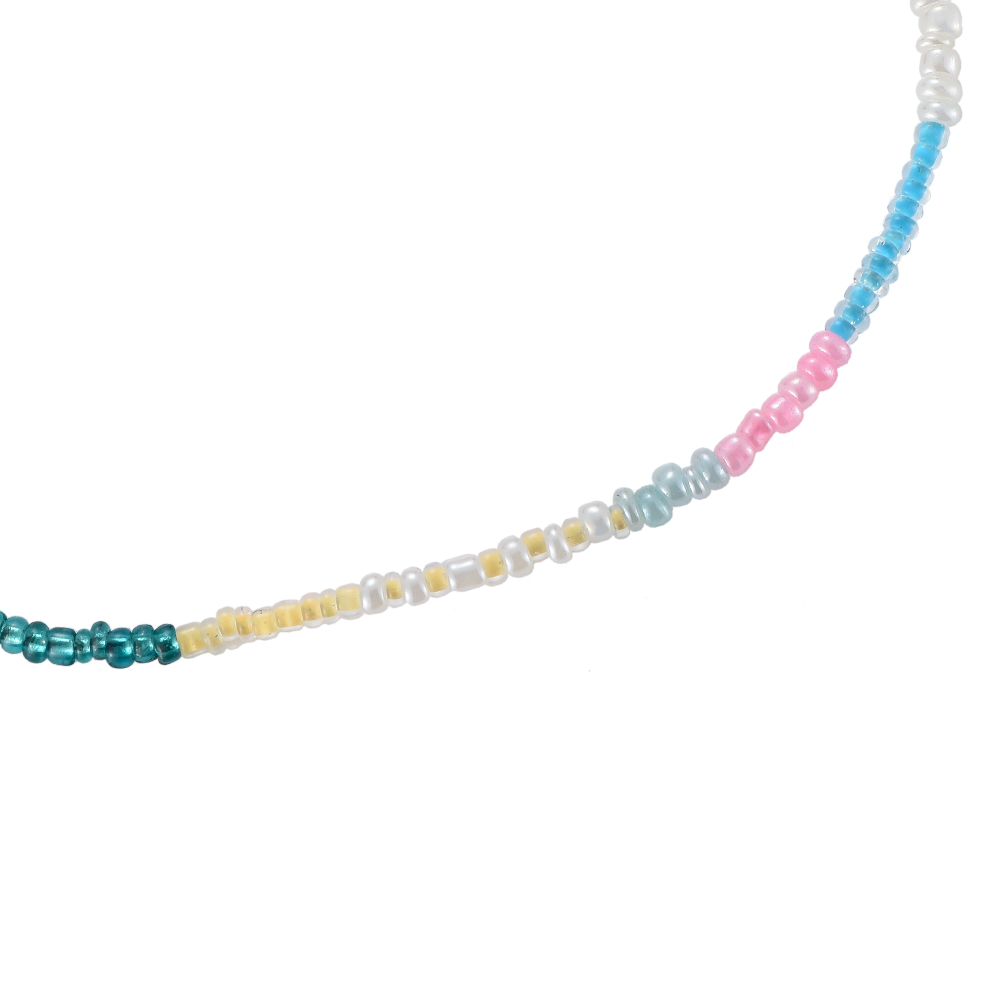 Fluorescent Colorful Beads Fußkette
