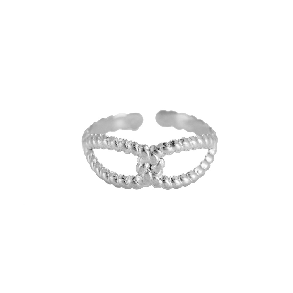 Vicky Node Stainless Steel Ring