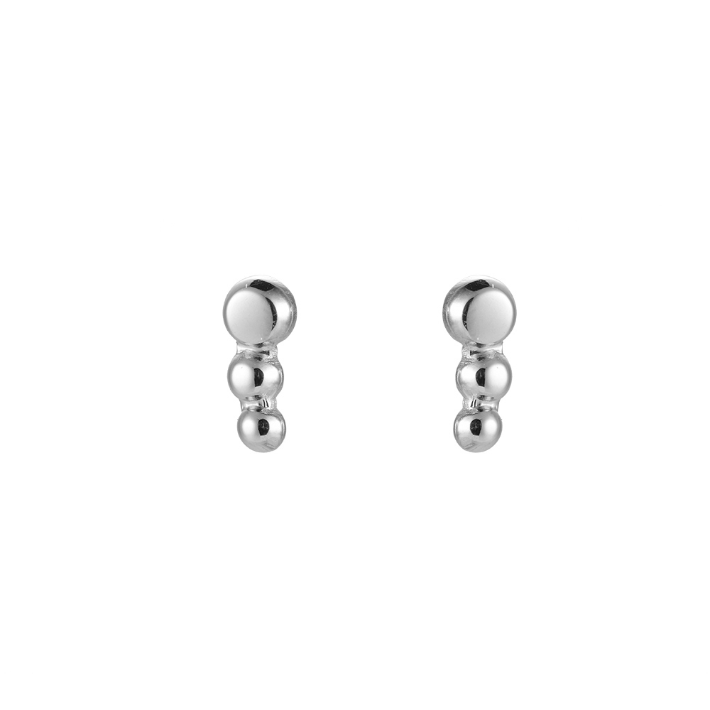 3 Dots Stainless Steel Earrings