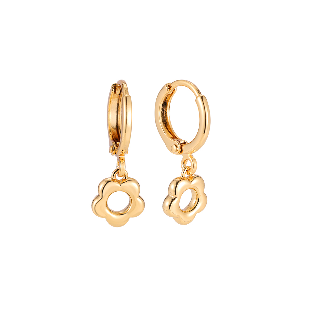 Mini Blüte Gold-plated Earrings