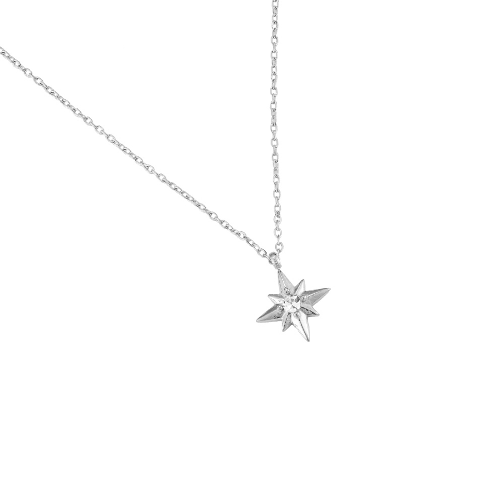 Brilliant Star Stainless Steel Necklace