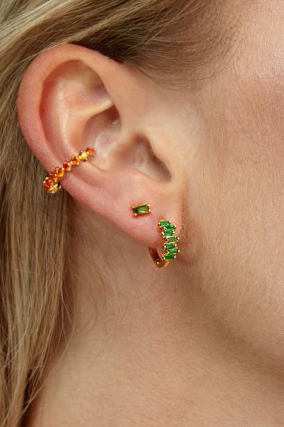 Green 3.0 Plated Earring Color Edition