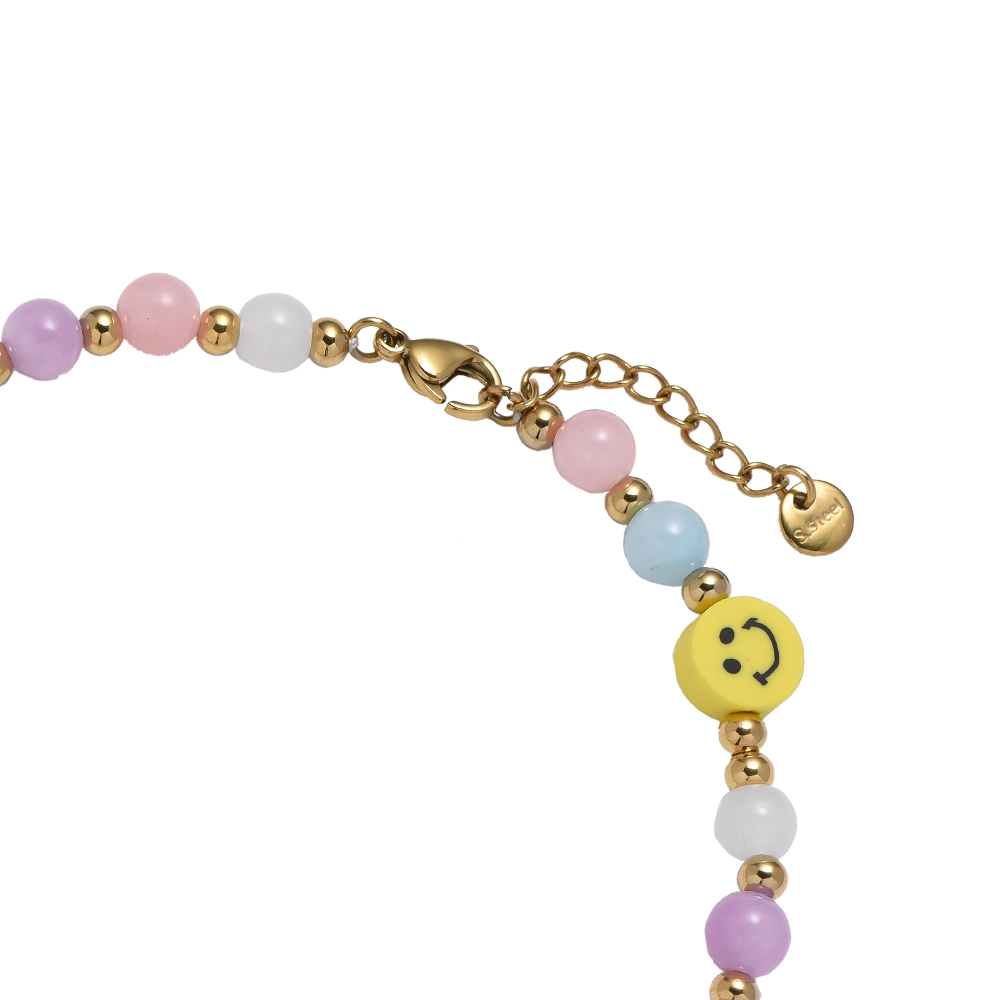 Pastel Color Beads Fußkette 