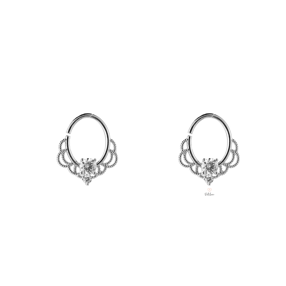 Crown Plated Earring/Piercing