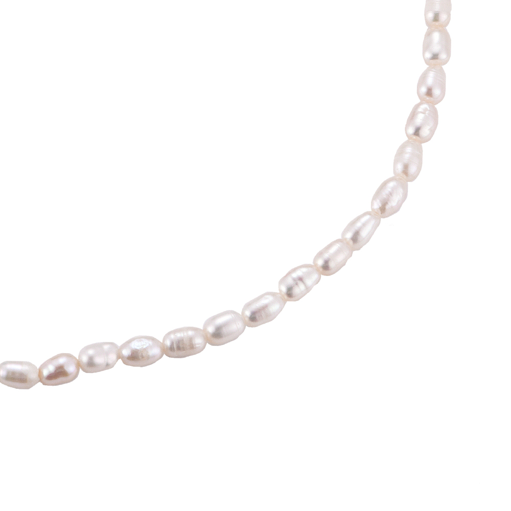 Simple Pearl Stainless steel Necklace