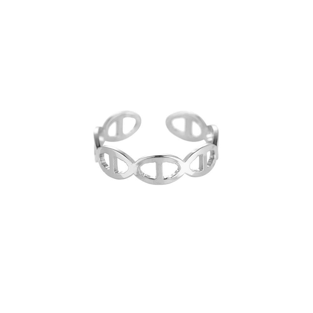 Phi Chain Edelstahl Ring