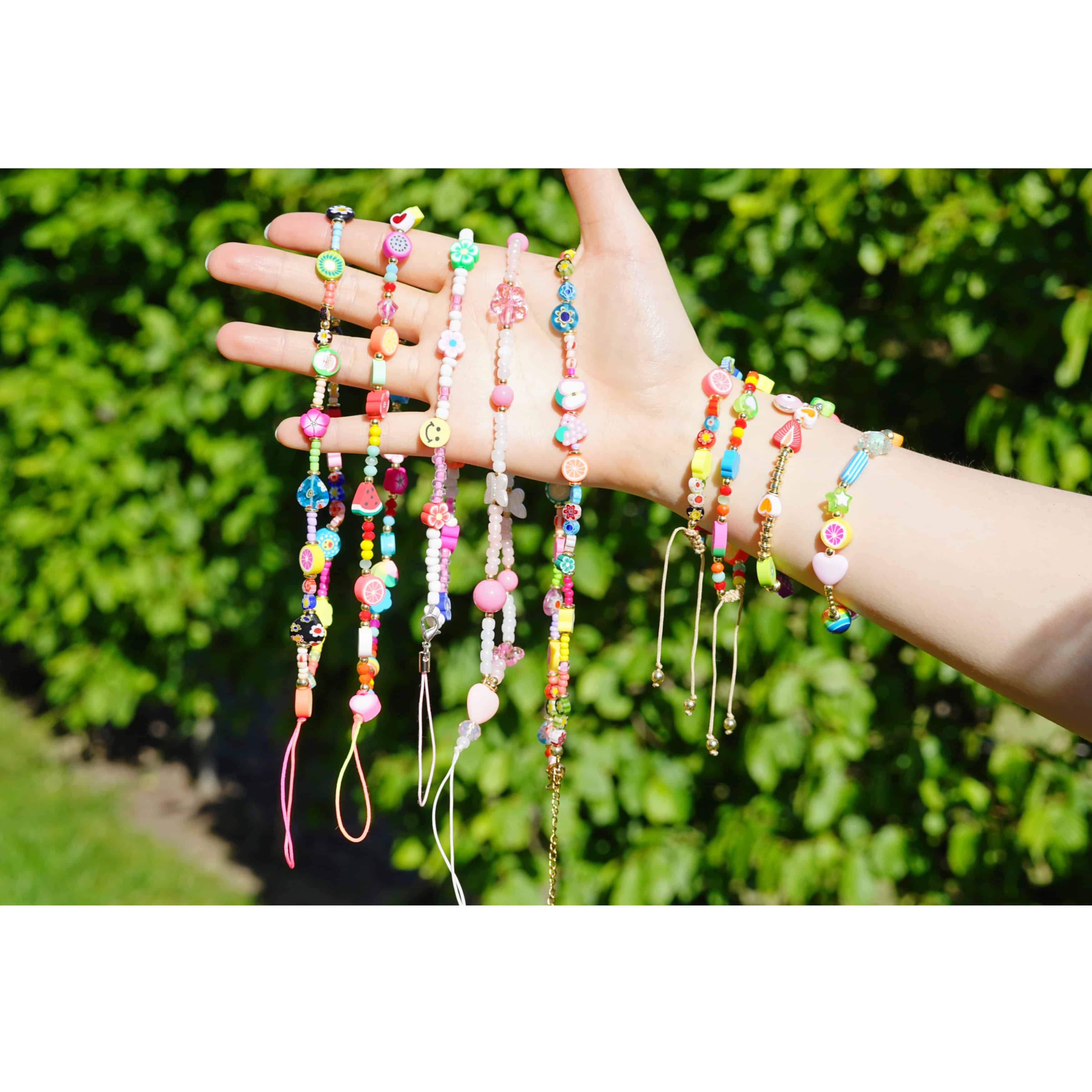 Flower & Colorful Beads Kette