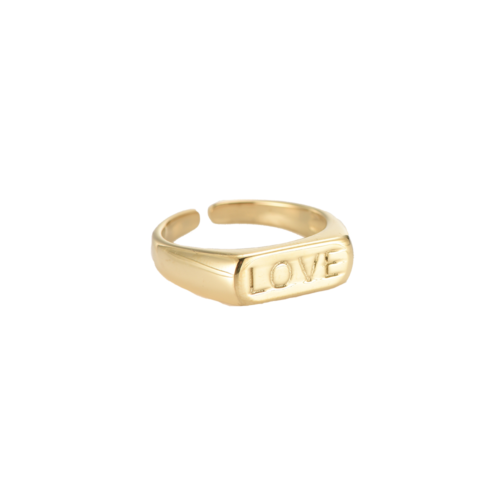 'LOVE' Stainless Steel Ring