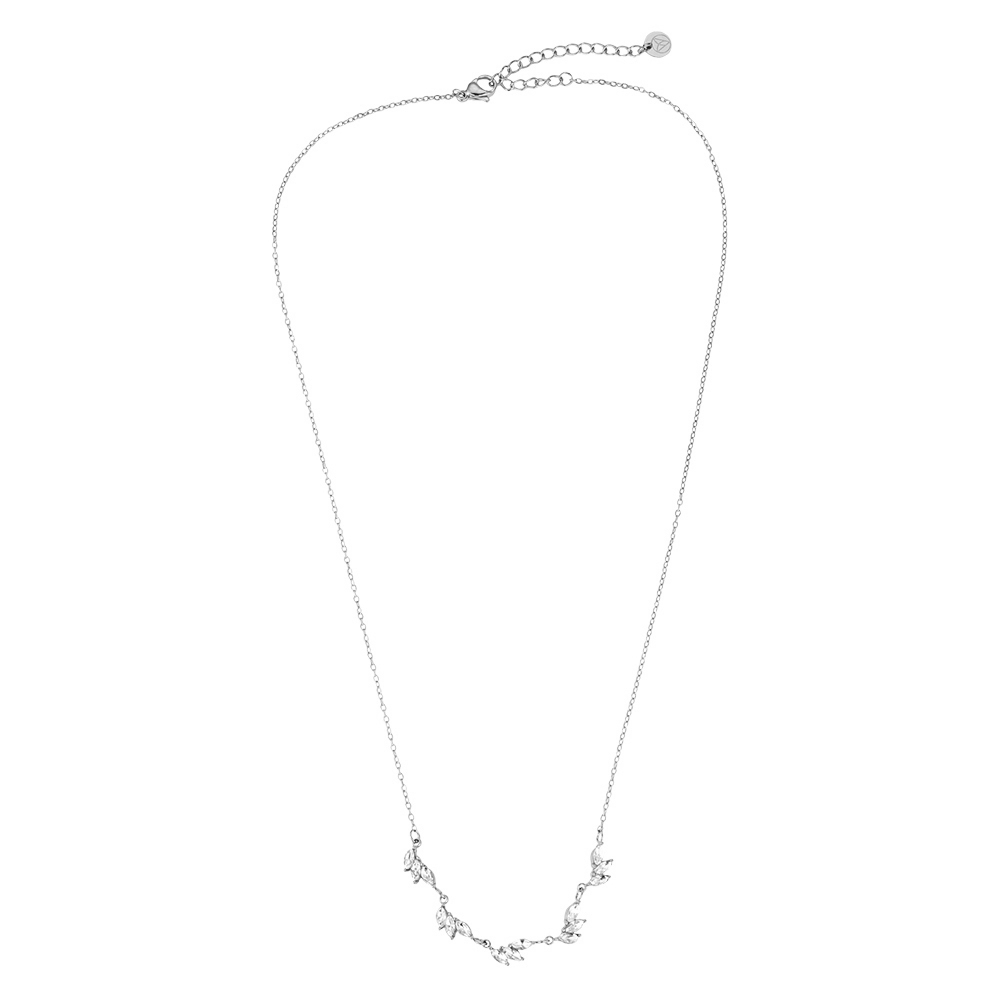 Diamond Familie Stainless Steel Necklace