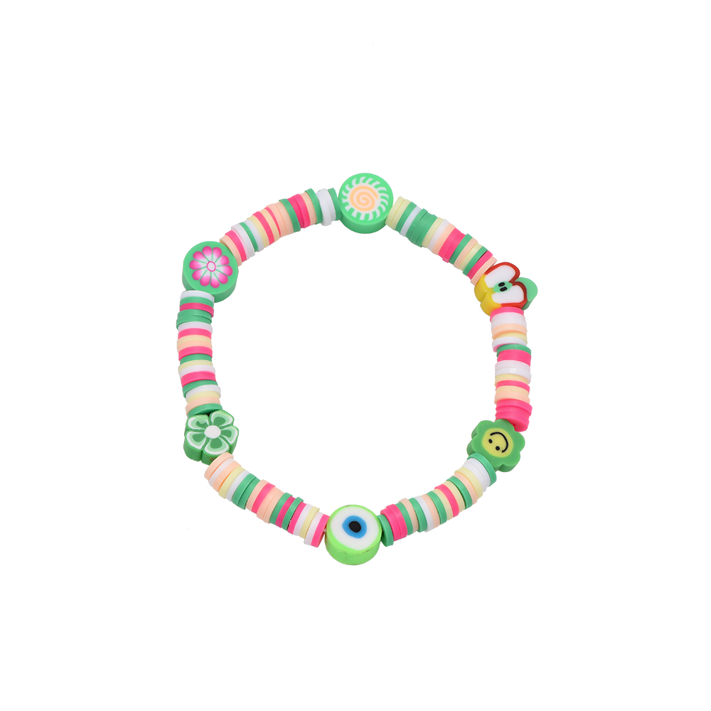 Fresh Green Beads Bracelet