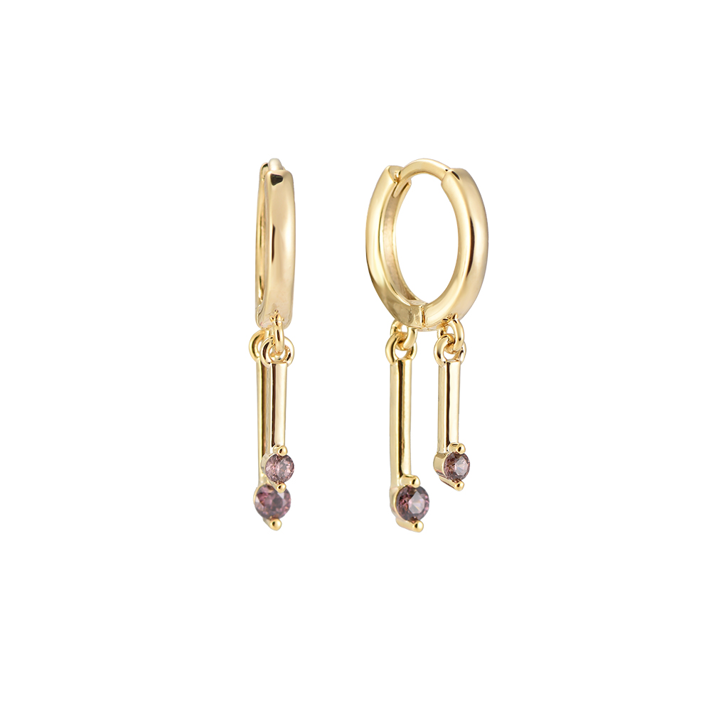 Maggie Stick Plated Earrings