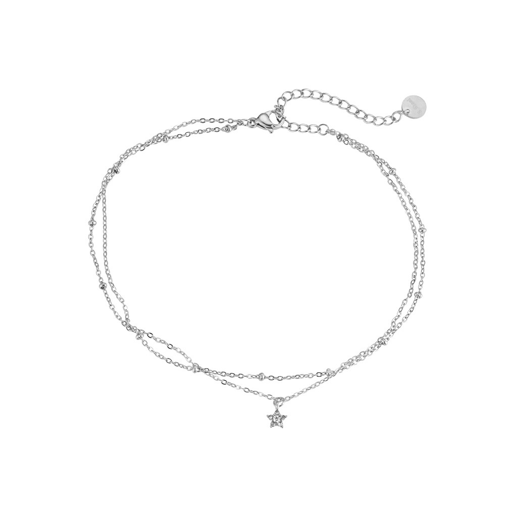 The Lone Star Stainless Steel Anklet