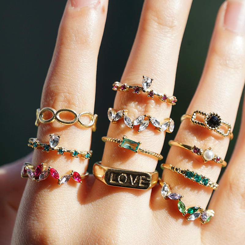 'LOVE' Edelstahl Ring