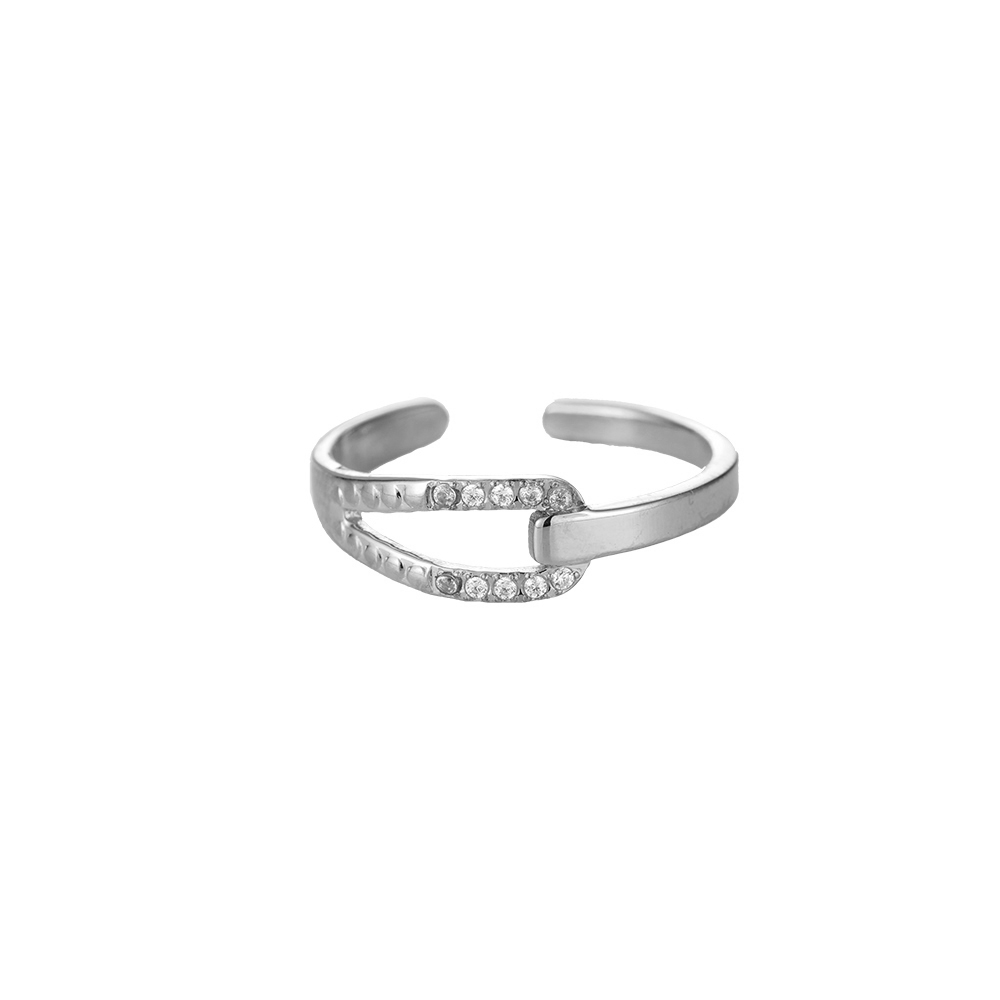 Left or Right Edelstahl Ring