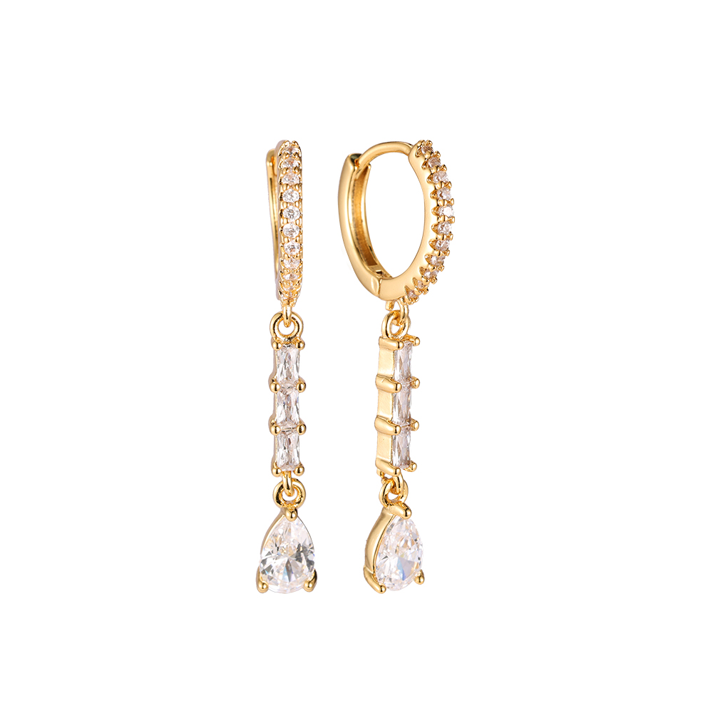Diamond Zopf Gold-plated Earrings
