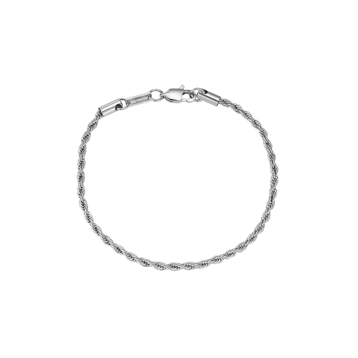 Simple Round Chain Stainless Steel Bracelet 