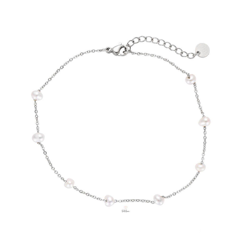 8 Pearl Stainless Steel Anklet