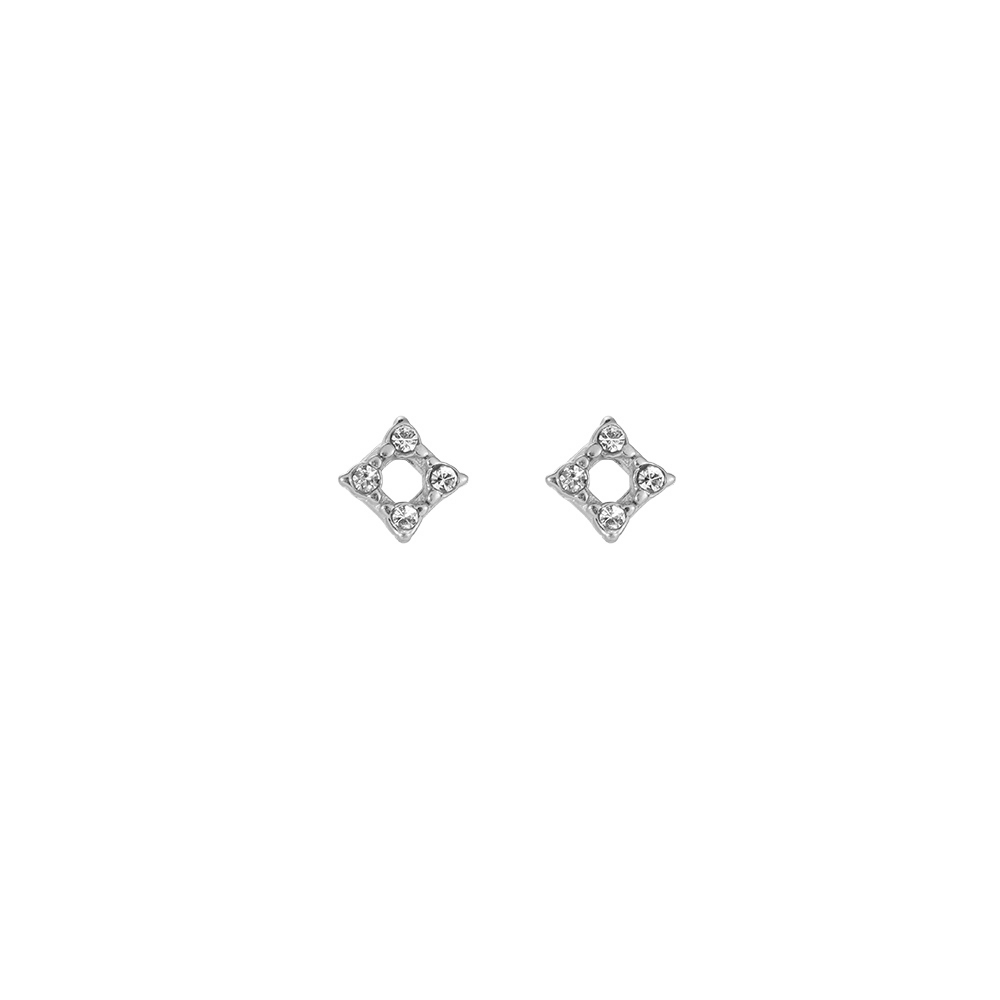 Molly Square Stainless Steel Earrings