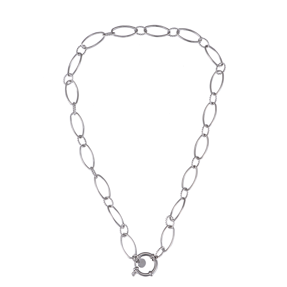 Oval Chain Stainless steel Necklace