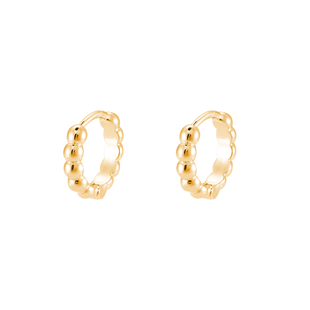 Tiny Dots Plated Earring