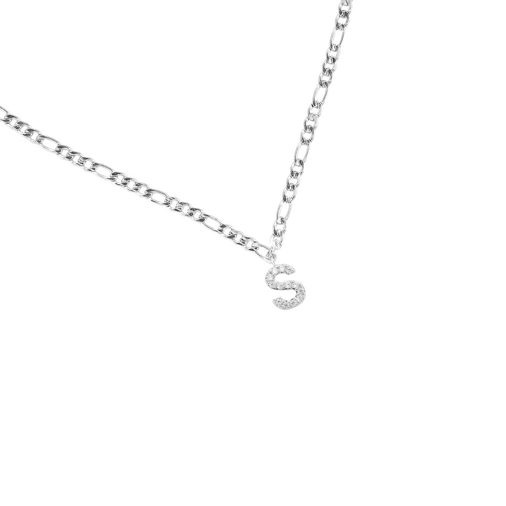 Alphabet Stainless Steel Necklace
