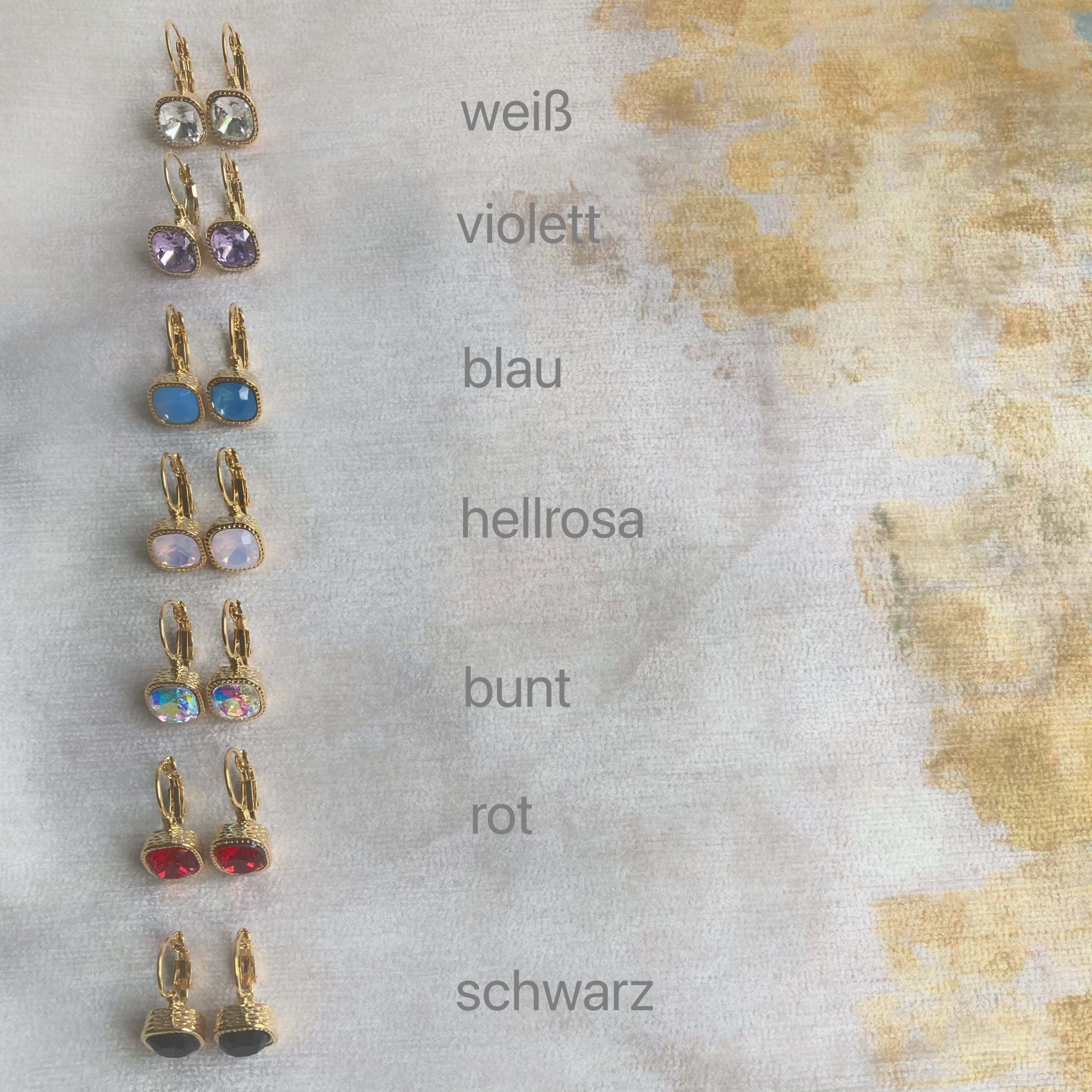 Colorful beauty  Plated Earring gold