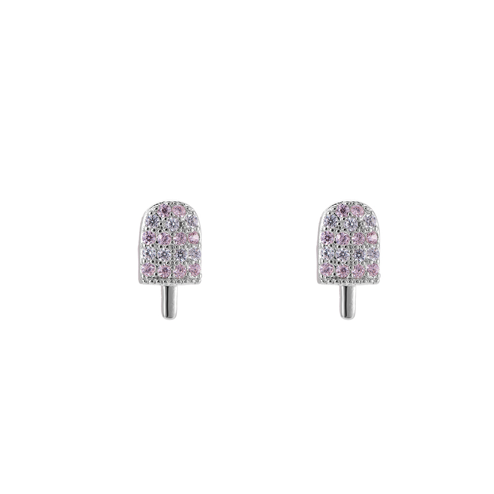 Simple Ice Cream Plated Earring