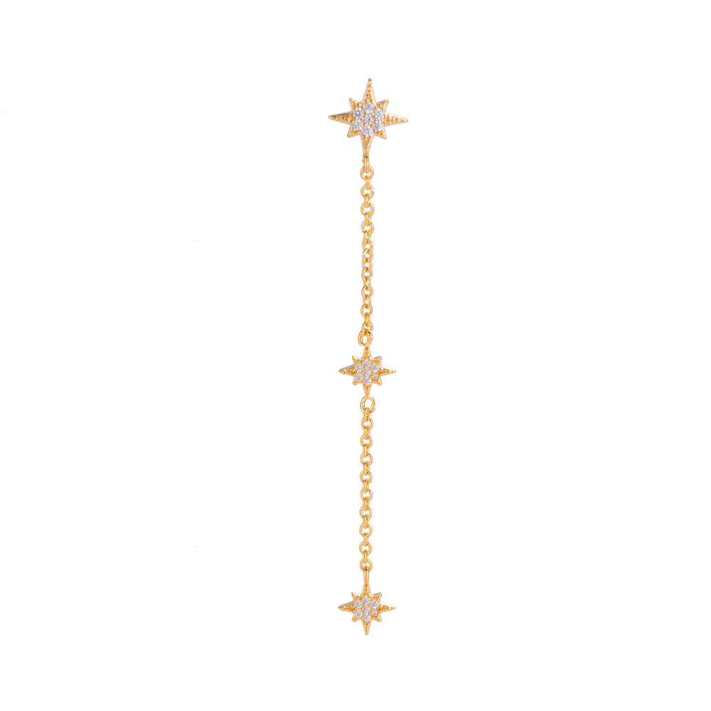 Night Star Gold Plated Earring