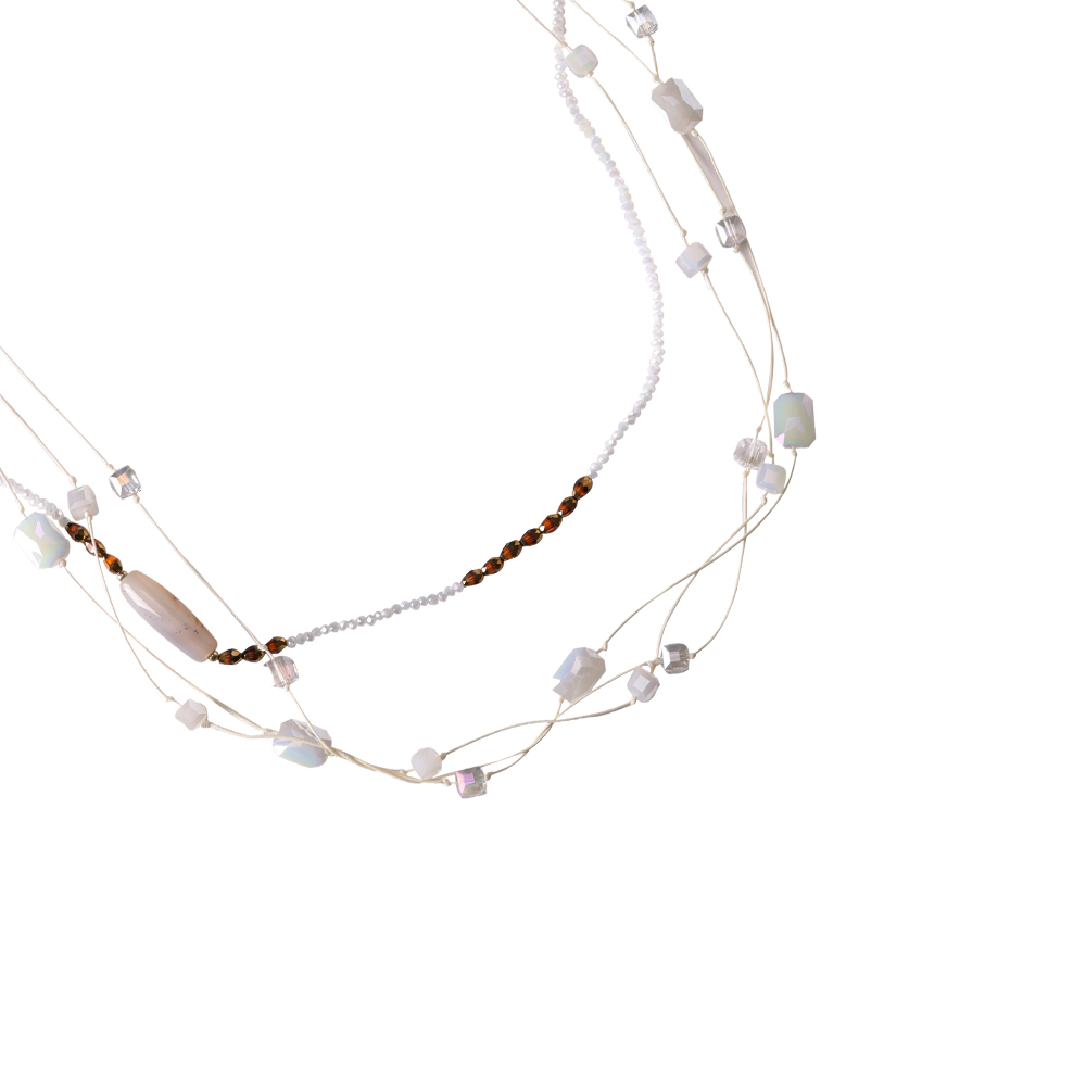 2*51cm Beads Sträucher Halskette