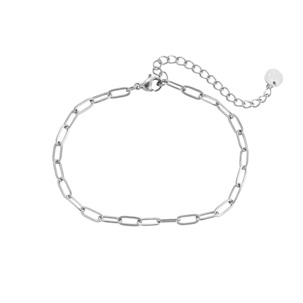 Fine Round Chain Stainless Steel Bracelet