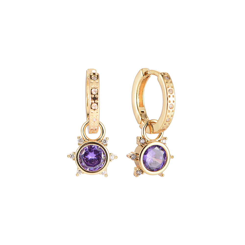 Solaris Gold Plated Earrings