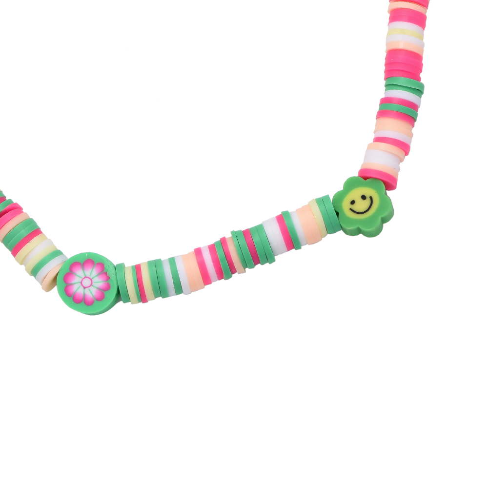 Fresh Green Beads Fußkette