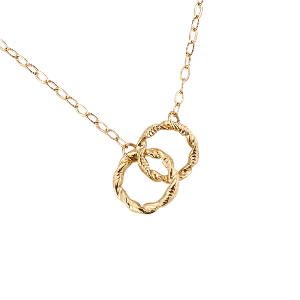 Twist Fusion Stainless Steel Necklace