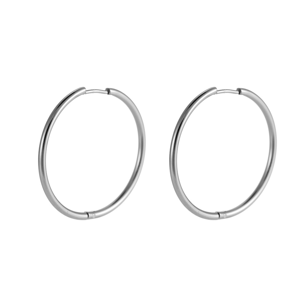 3.2 cm Fine Hoop Stainless Steel Earring