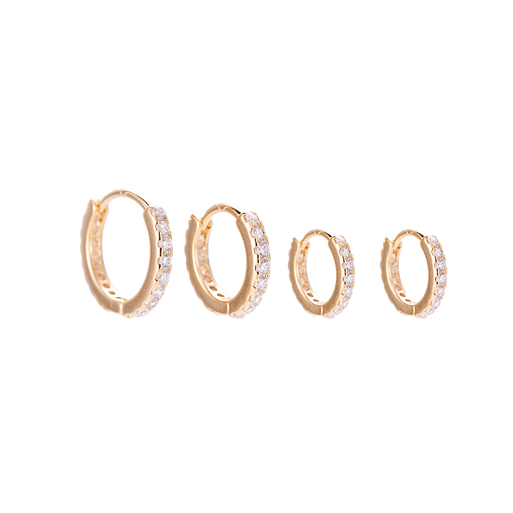 Gold-plated Earring Set No.16