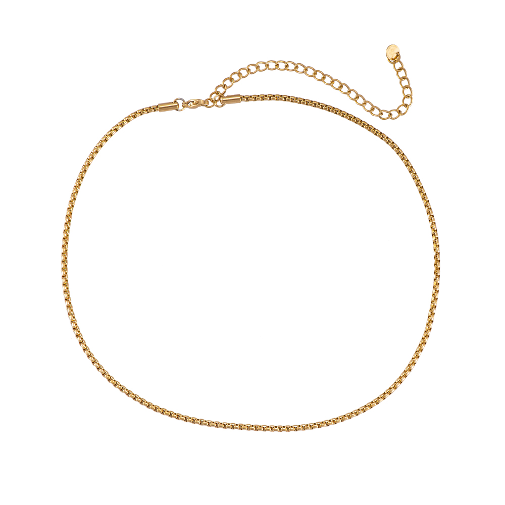 Simple Round Chain 9.0 Stainless Steel Necklace
