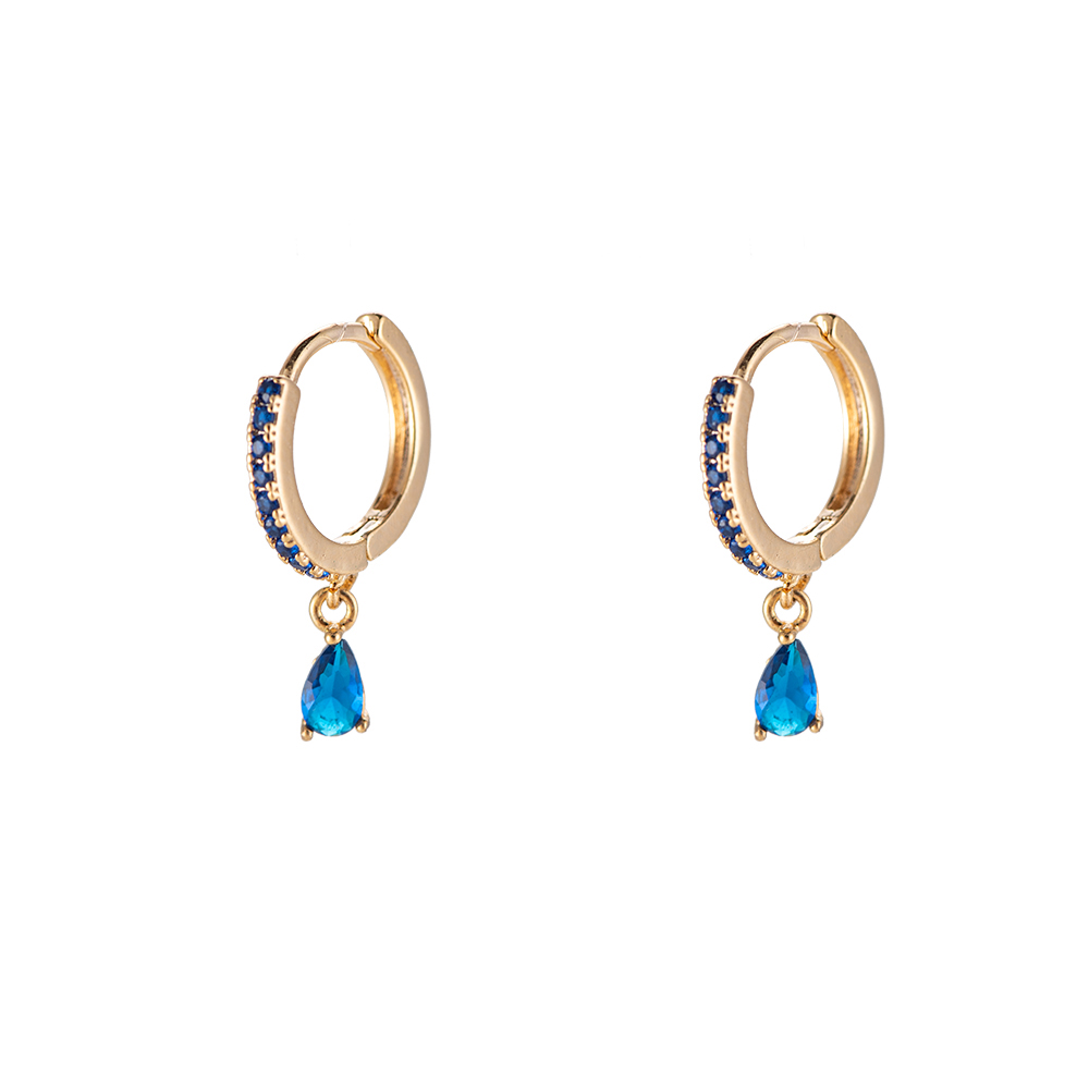 Water Drop Plated Earring Color Edition