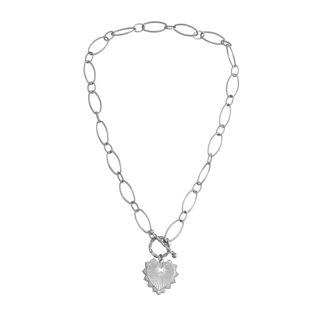 Heart Chain Stainless Steel Necklace