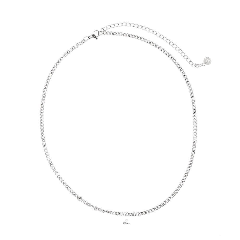 Simple Round Chain 3mm Stainless Steel Necklace