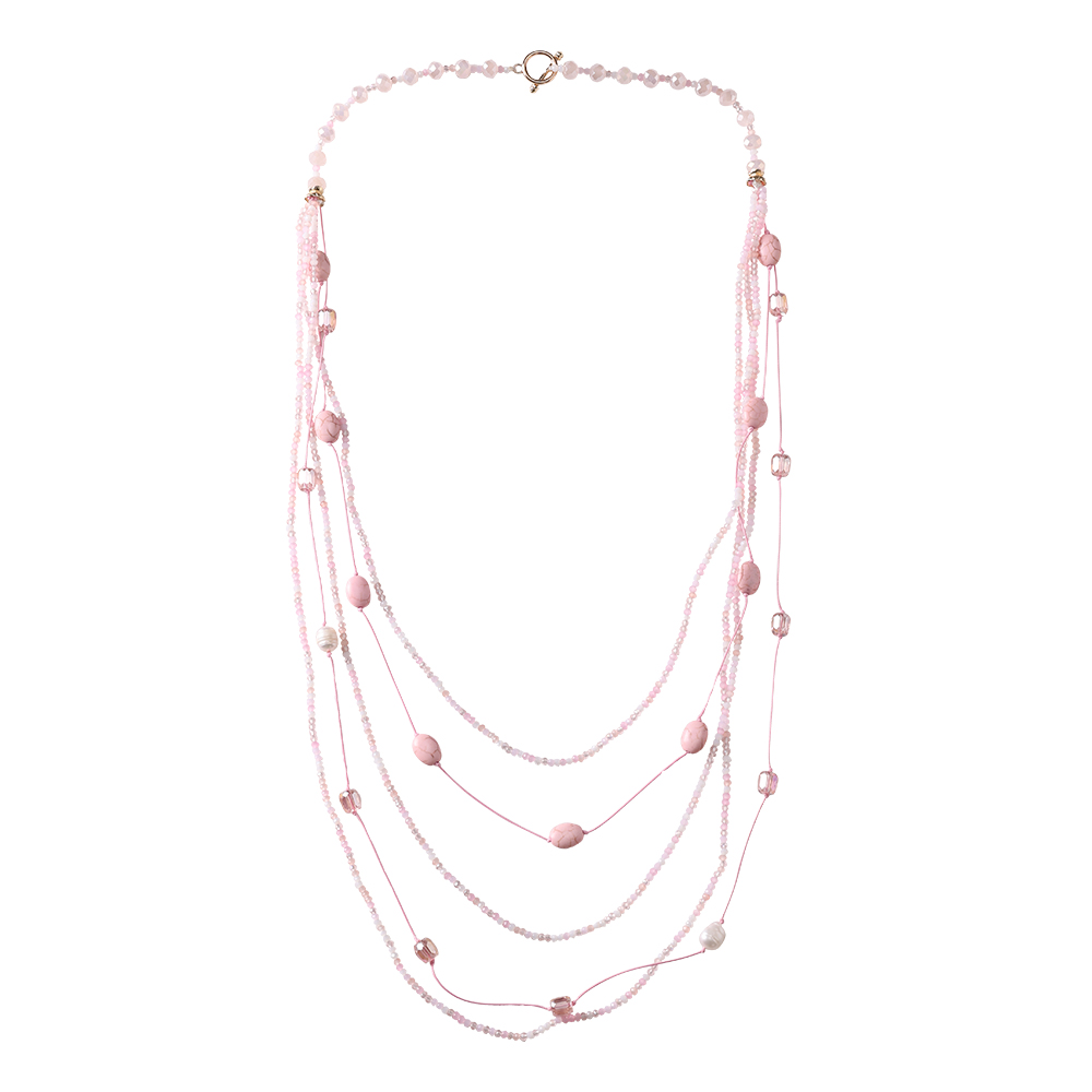 2*51cm Beads Perle Necklace