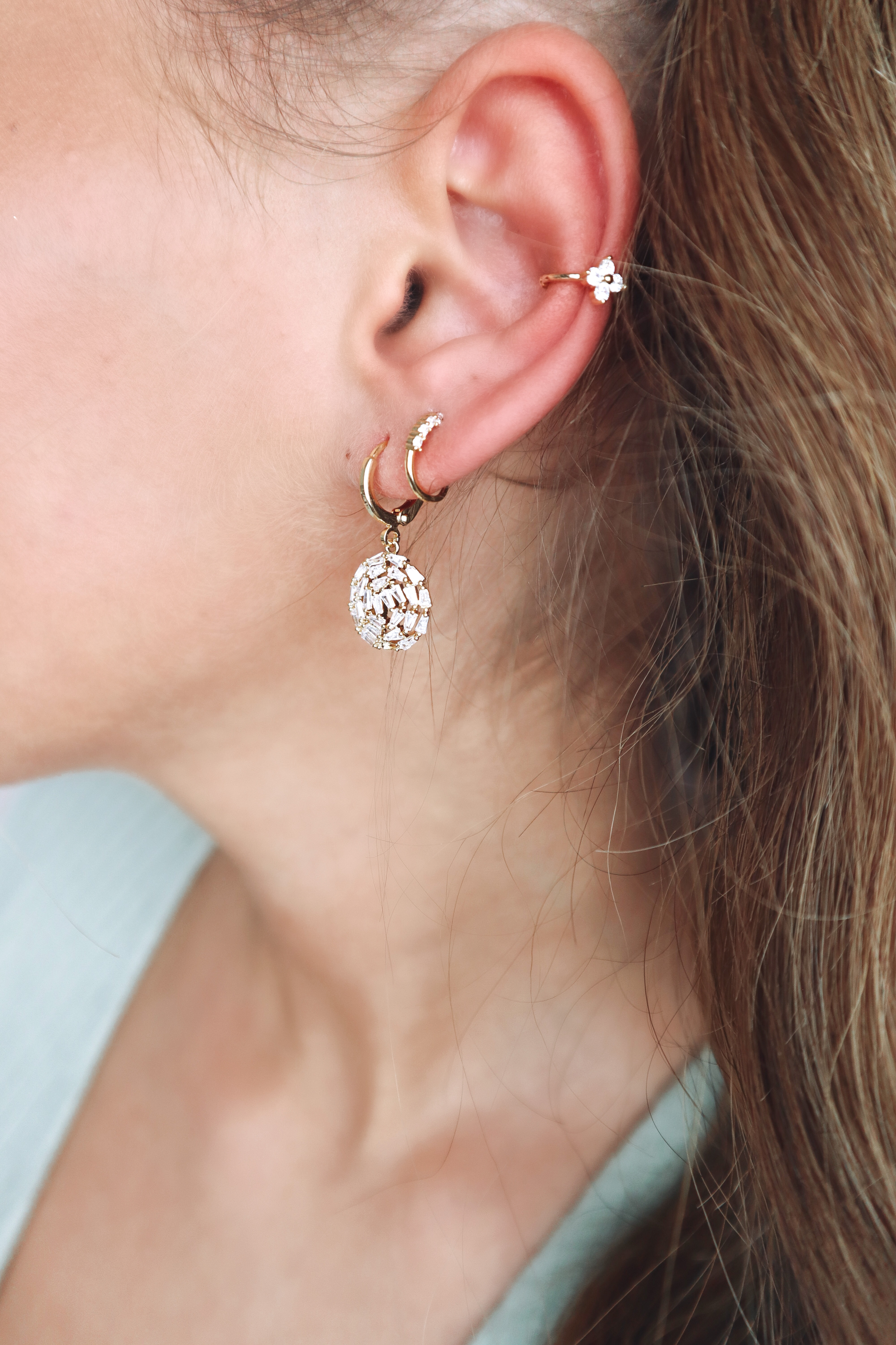 Magnificent Plated Earring