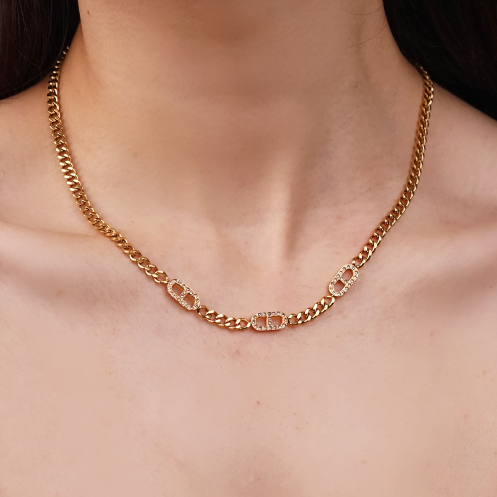 Luxury Chain Stainless Steel Necklace