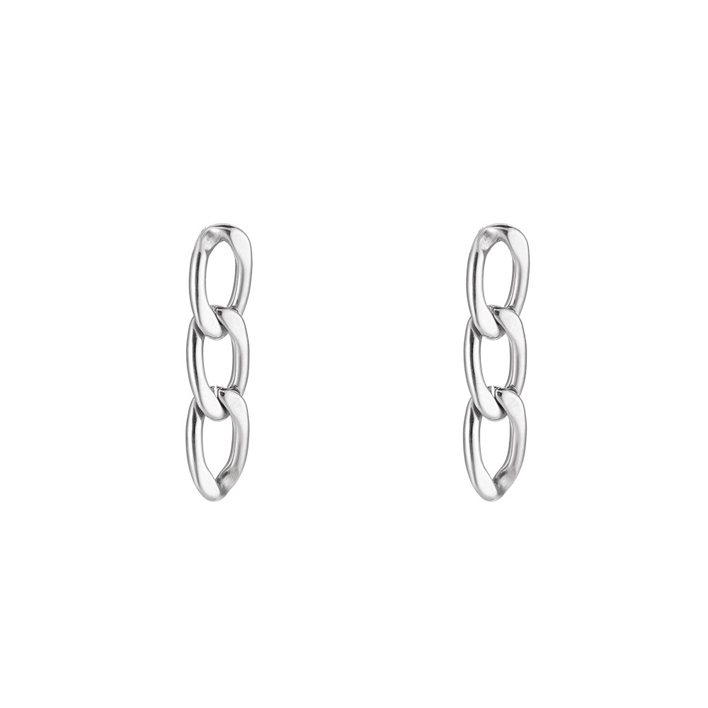 Flat Chain Stainless Steel Earrings
